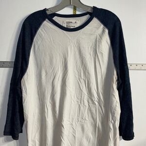 Express Navy Blue & White Jersey Shirt